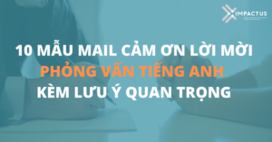 |||mail cảm ơn lời mời phỏng vấn