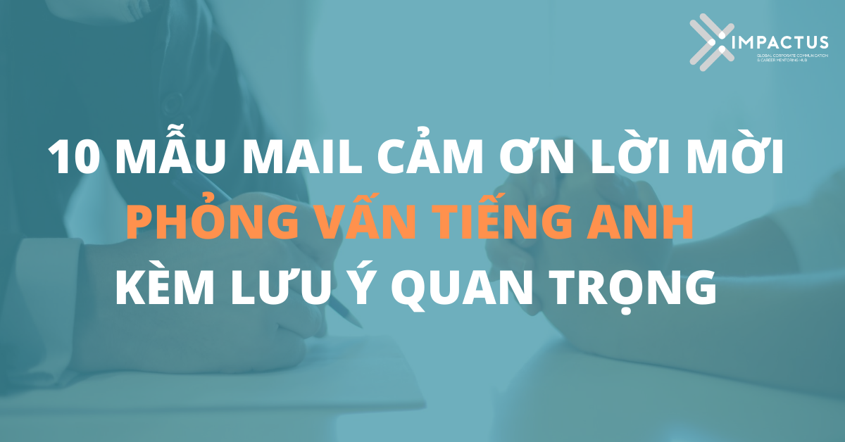 |||mail cảm ơn lời mời phỏng vấn