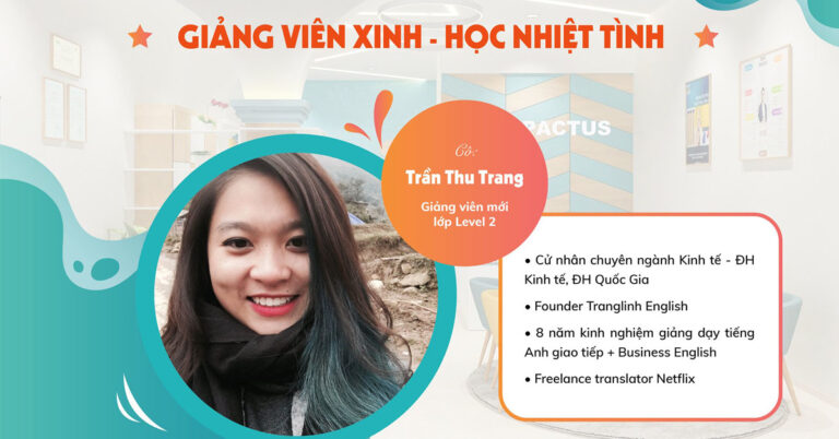 |Giảng viên Trần Thu Trang