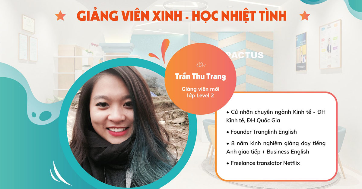 |Giảng viên Trần Thu Trang