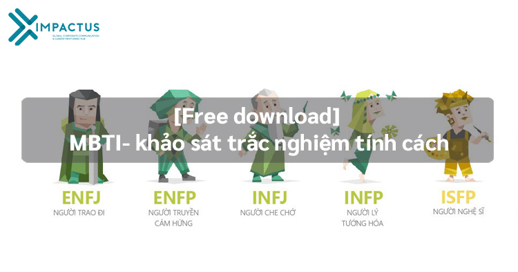 MBTI - khảo sát trắc nghiệm tính cách|