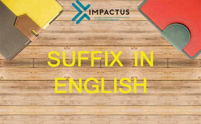 suffix in english